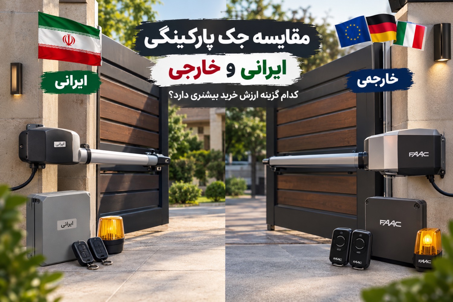 مقایسه جک پارکینگی ایرانی و خارجی؛ کدام گزینه ارزش خرید بیشتری دارد؟